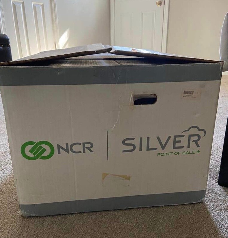 Brand New NCR Silver POS Cash Register System for iPad (iPad not included) 