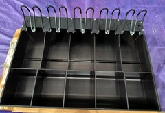VeriFone Ruby Ruby II Cash Drawer Money Insert Till With Locking Cover & Keys