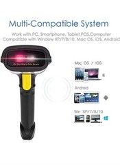 NETUM 2D Barcode Scanner, Compatible with 2.4G Wireless & Bluetooth & USB Wired