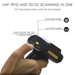 RFID Tag Reader + 2D/1D/QR Barcode Scanner (Both), Impinj UHF, EPC & UPC!🔥⭐