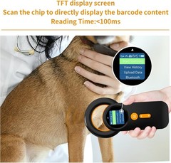 Innovative 3-in-1 Pet Microchip Reader with Rechargeable Battery & TFT Screen