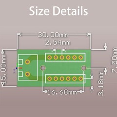 10PCS 2×6 Position Terminal Block Distribution Module,2-Pin Screw Terminal to…