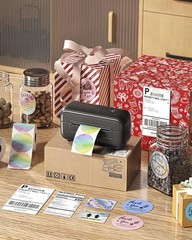 Phomemo Label Printer- 4X6 Bluetooth Thermal Address Label Printer For Small