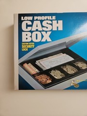 MMF Industries Steel Low Profile Cash Box with Security Lock 2 Keys