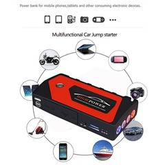 12V Car Jump Starter 18000mAh Power Bank Durable Auto