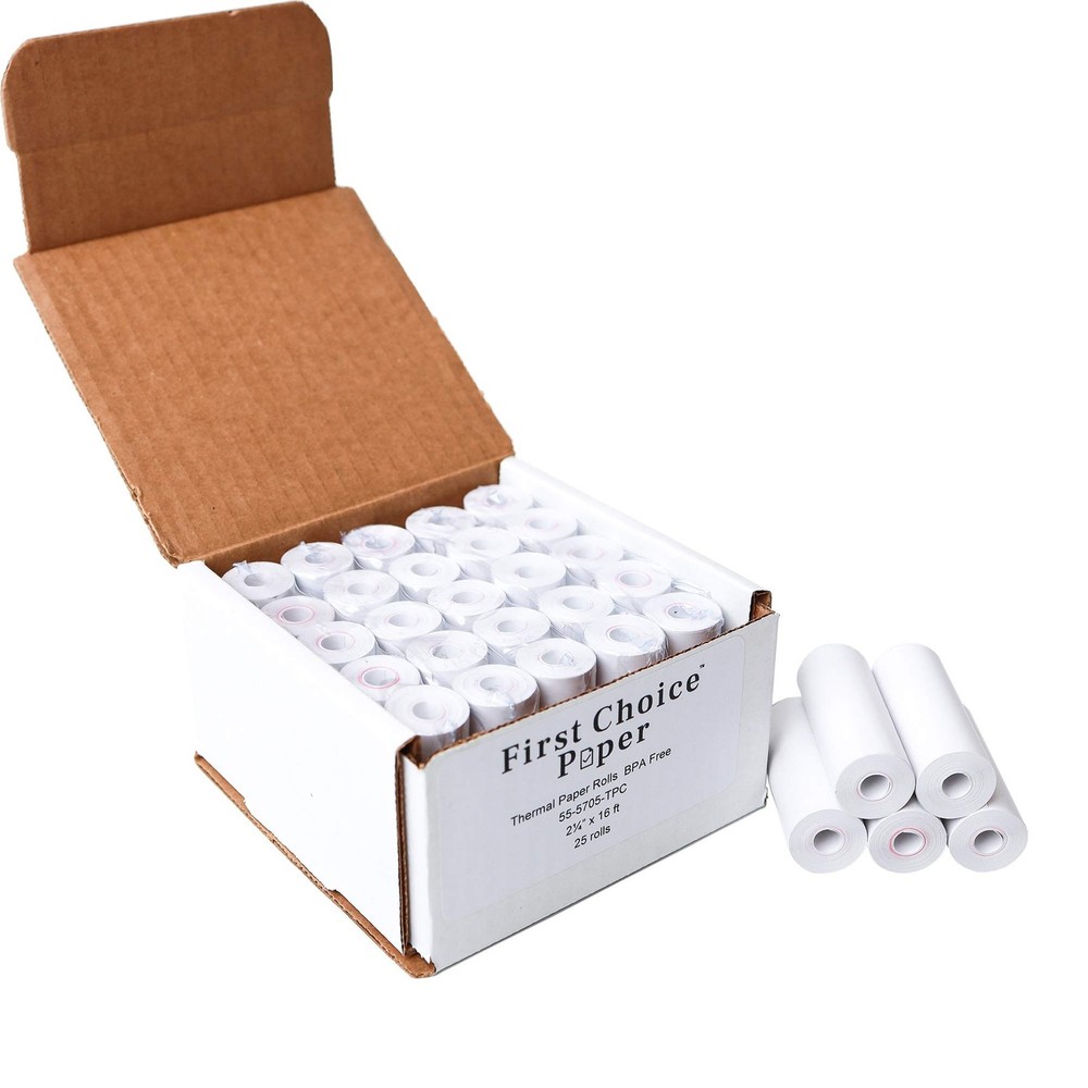 , 2 1/4″ x 16′ Coreless Thermal Paper Rolls for Poynt Smart Payment Terminal …