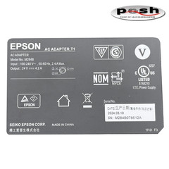 Epson M284B AC Adapter 24V 4.2A 3-Pin PSU w/ AC Cord