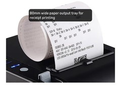 Rongta POS Printer, 80mm USB Thermal Receipt Printer, Restaurant Kitchen Prin…