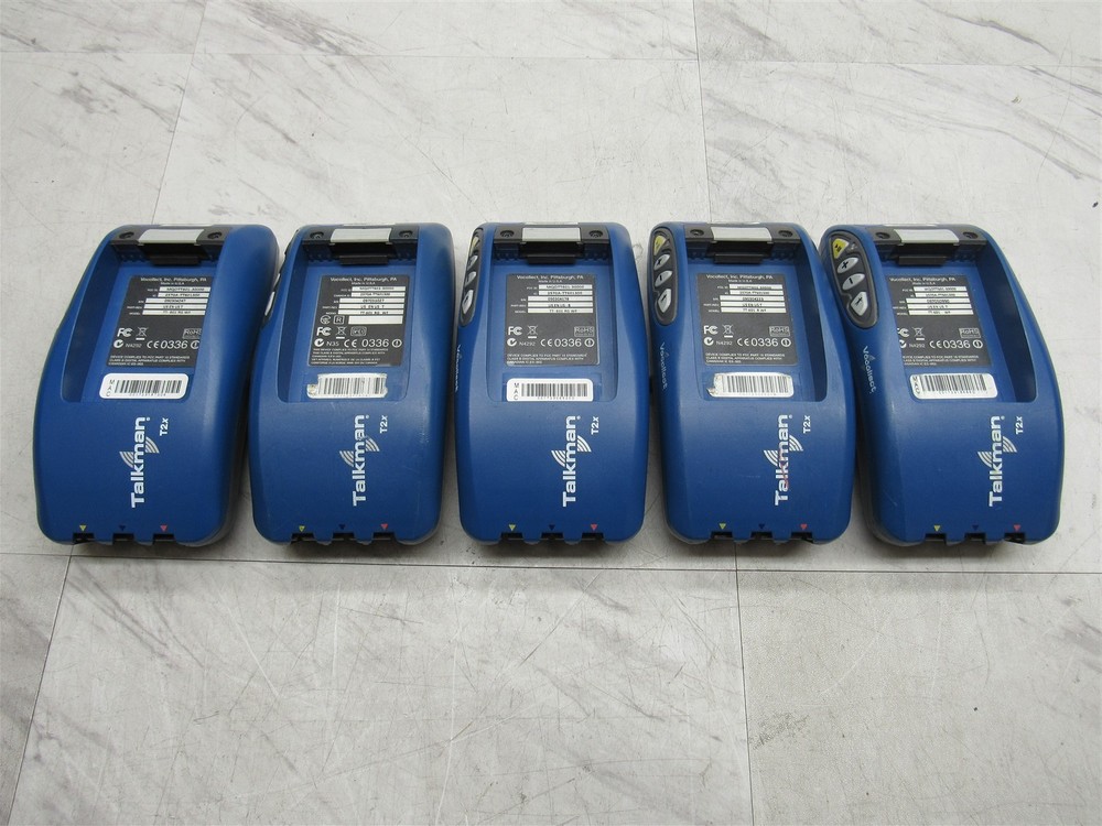5 LOT – Honeywell / Vocollect T2X Talkman Device TT-601 Terminal