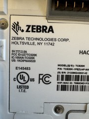 Zebra TC52 TC520K Mobile Computer Barcode Scanner TC520K-1PEZU4P-NA w/Battery