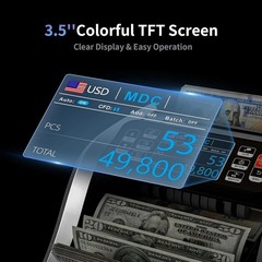 Mixed Denomination Money Counter Machine, Value Counting, UV/MG/IR/DD Counter…