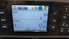 Amrotec X1000 Dollar Bill Counter – Power On
