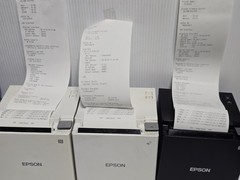 3 x Epson Thermal Printer TM-m30ii-012 /M362B, TM-m30 /M335A, TM-m30ii-NT/M362C