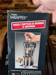 Vintage Money Wrapper Motorized Coin Sorter Bank Tested