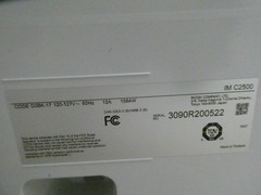 Ricoh IM C2500 Color Laser Multifunction Printer 120-127v-ac