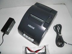 MICROS EPSON TM-U220B M188B Dot Matrix POS Receipt Printer SERIAL wPower Supply