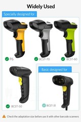 1D/2D Barcode Scanner Stand Goose Neck Hands Free Angel & Height Adjustable