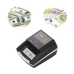 Bisofice Mini Uv Counterfeit Bill Detector Euro/Usd/Gbp Money Counter Automatic