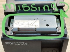 Star TSP100 Future Print POS Computer Receipt Printer For Parts Only /JUA1313