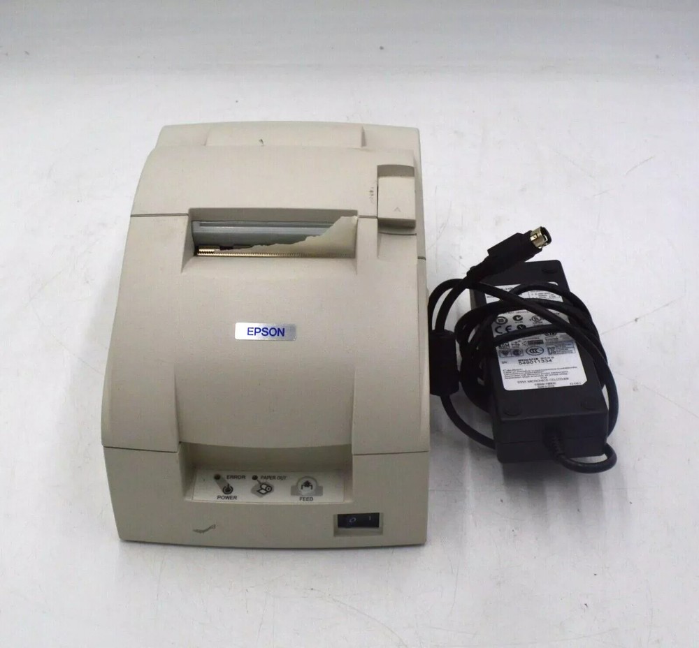 Epson TM-U220D POS Receipt Printer w/ Power Supply M188D