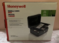 Honeywell Steel Cash Box #6202 with Removable Tray & 2 Keys New Open Box