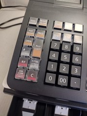 Casio PCR-T500 Electronic Cash Register Thermal Print Manual Drawer Keys