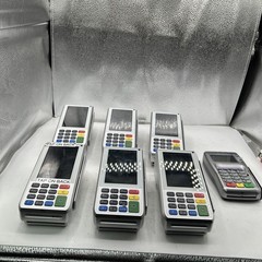 Set of 7 PAX A80 Countertop Smart Credit Card Terminal & VX805 don’t power up