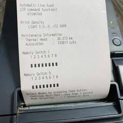 EPSON TM-T20 (M249A) Thermal Receipt Printer w/ Power Cord Tested Works