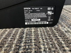 Epson TM-T88VII M372A Serial Thermal POS Receipt Printer No Adapter Or USB**