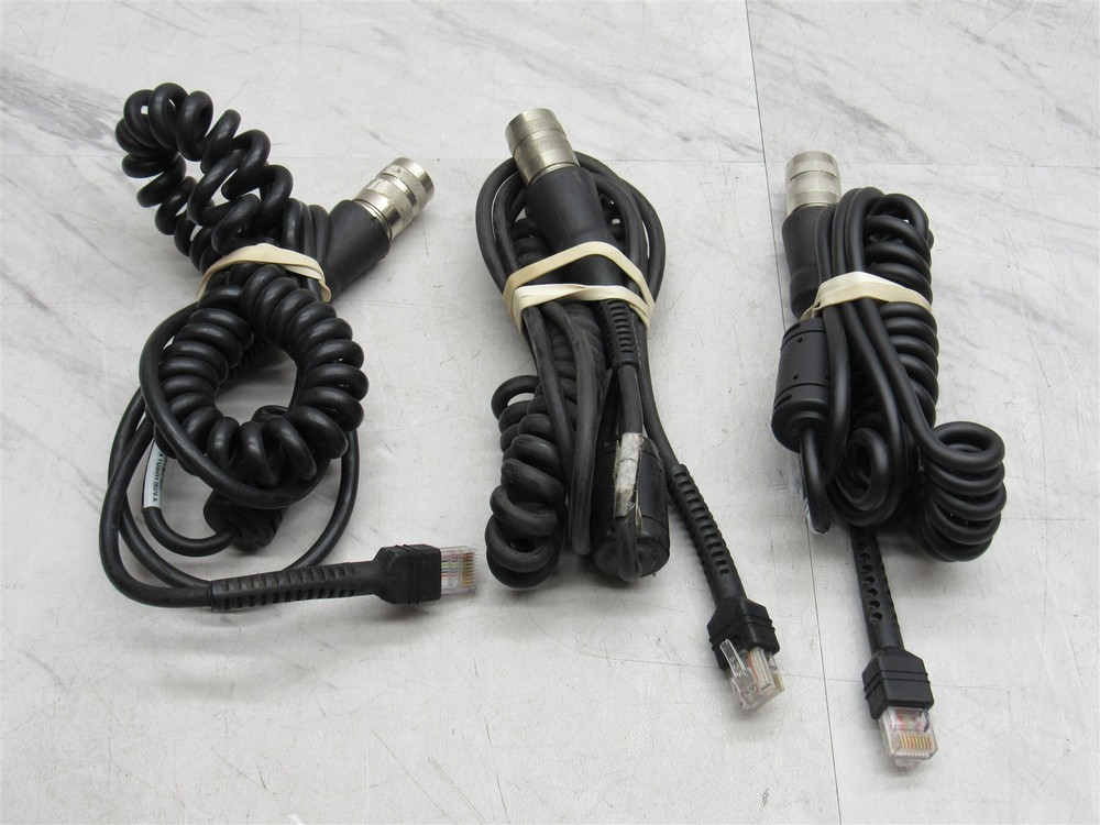 3 LOT – Scanner Cable 25-71917-02R Motorola Symbol LS3408 VC5090 DS3508 8-PIN US