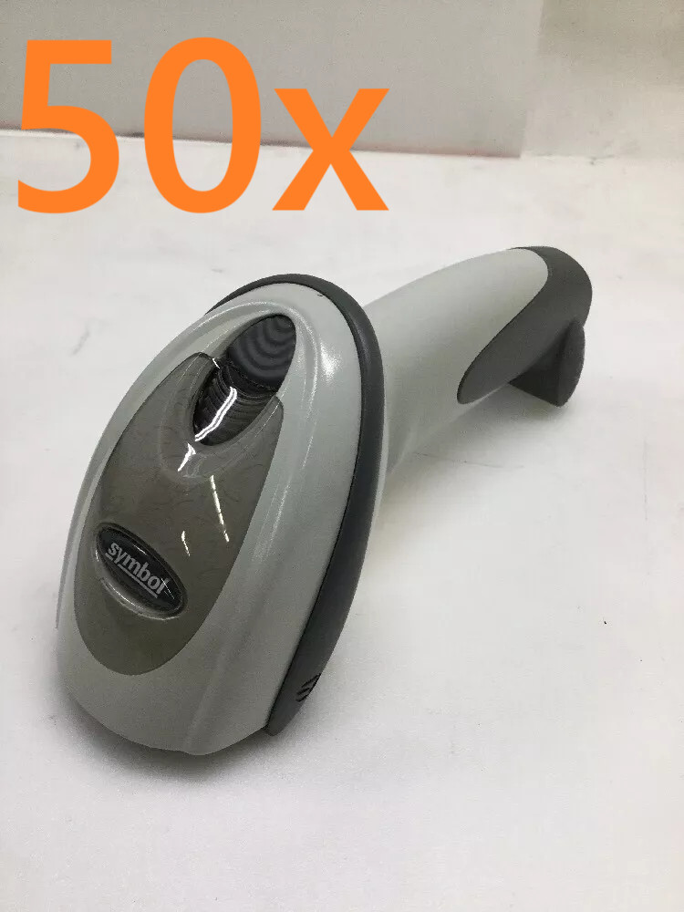 Lot of 50 – Symbol Motorola DS6707 USB 1D 2D Barcode Scanner DS6707-SR20401ZZR