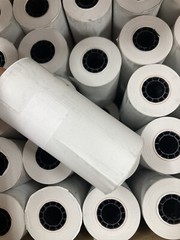 50 Rolls Thermal Paper Compatible With ZQ320 Mobile Printers 3 1/8” X 1.57 X 60’