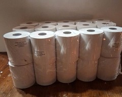 30 Rolls of Thermal Cash Register Paper 3 1/8 Inches Thick