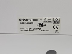 EPSON TM-H6000II RECEIPT PRINTER M147C New…. no power supply