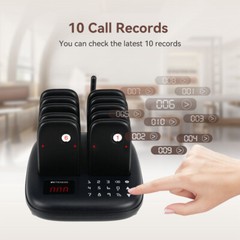 Retekess TD175S Wireless Restaurant Pager System Long Working Distance Cafe Bar