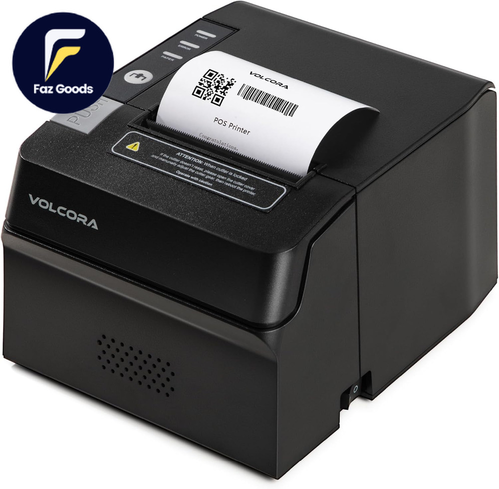 Thermal Receipt Printer 80Mm Usb/Ethernet POS QR Code Printer with Auto Cutte