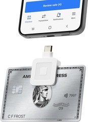 Effortless Mobile Payment Solution: USB-C Magstripe Reader for iPhone & Android