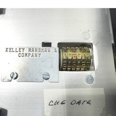 Data Card Addressograph PT N0 30-9160-0901 Flatbed American Express Cards