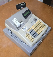 Sharp Electronic Cash Register Model ER-A410 Keys Very Clean Tested Works Great!