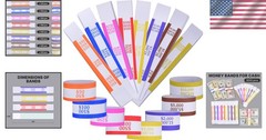 Self-Adhesive Money Bands 8 Colors