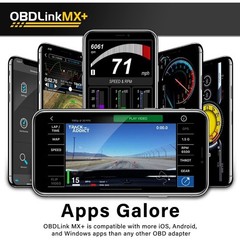 MX+ OBD2 Bluetooth Scanner Compatible with iPhone Android Windows