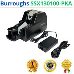 Burroughs SmartSource Expert 300dpi SSX130100-PKA Check Scanner 1 YEAR WARRANTY!