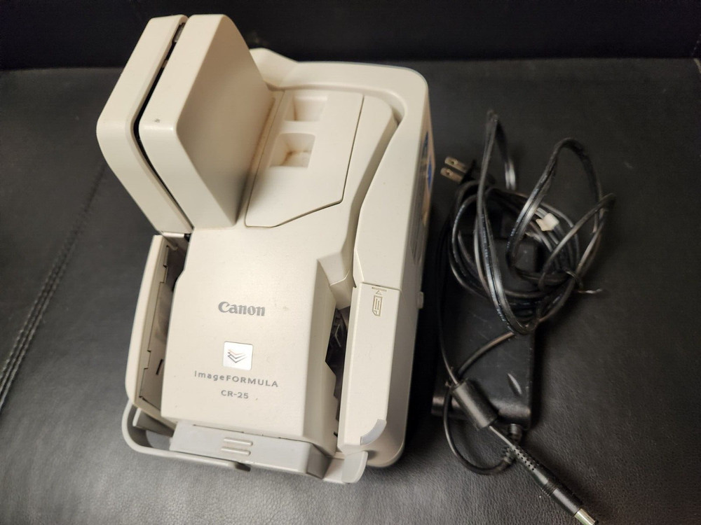 Canon ImageFORMULA CR-25 Check Scanner with Power Supply