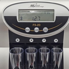 Royal Sovereign FS-2D Digital Coin Counter 2 Row Sorter with Value Counting