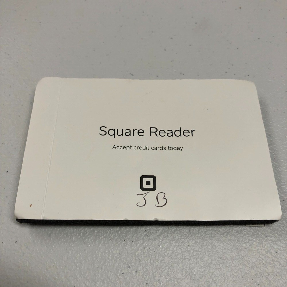 Square Credit Card Reader White Chip for iPhone iPad and Android