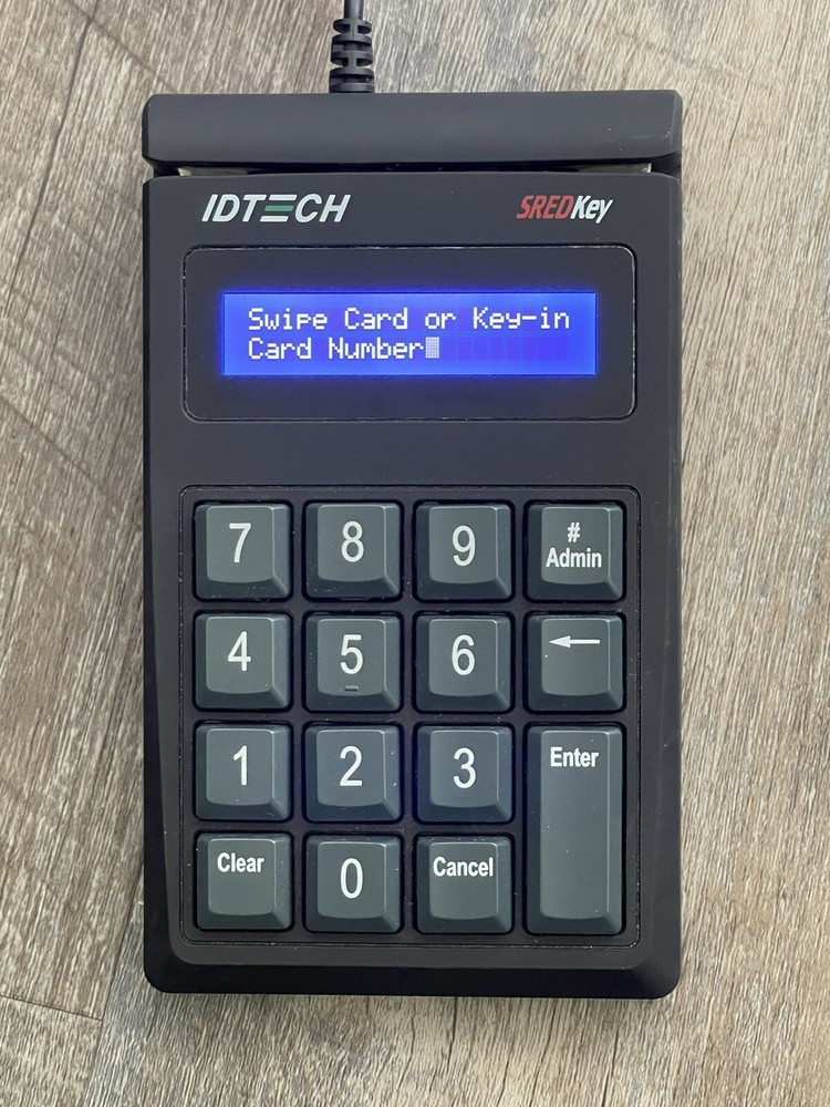 IDTech IDSK-534833TXB SREDKey MagStripe USB Credit Card Reader