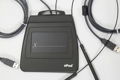 Lot of 2 ePad Electronic Signature Pad 54-65885 Rev P USB w/Stylus