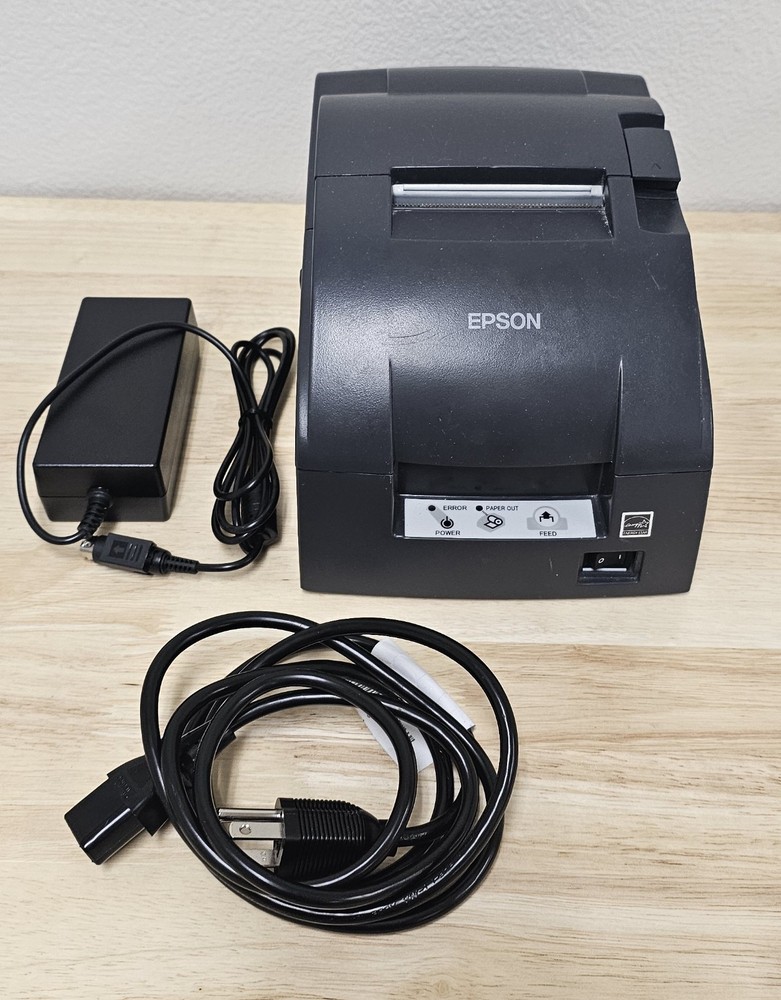 EPSON TM-U220B Receipt POS Printer Refurbished With Power supply.