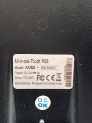 PINNACLE TECHNOLOGY AO6X ALL-IN-ONE TOUCH POS WITH CORDS