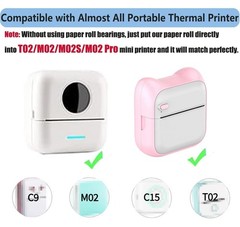 10 Rolls Self-Adhesive Thermal Paper, Glossy Thermal Printer Paper for Mini P…